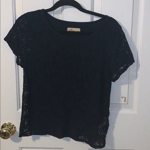 Lace front T-shirt